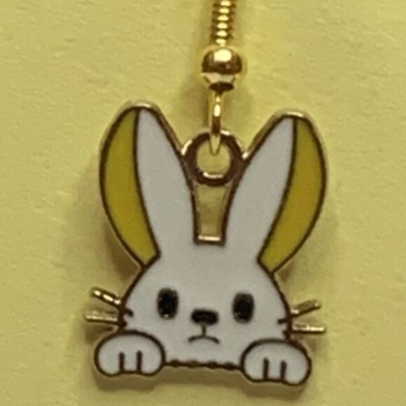 Bunny Earring, Easter Bunny, Easter Basket Gift, Gift, Easter Earring, Rabbit - Picture 5 of 5